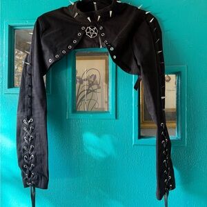 Dollskill widow spiked bolero XXL